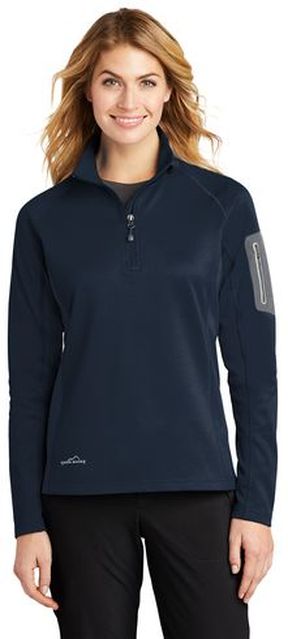 Eddie Bauer® Ladies 7.7oz 1/2-Zip Performance Fleece